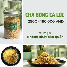 [HCM] Hũ 250g Chà bông cá lóc vị mặn, chế biến thủ công, không phụ gia, không chất bảo quản