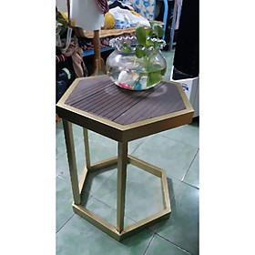 Mua Bàn cafe lục giác vàng