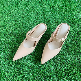 Giày Mules Cao Gót 8P PABNO PN12036