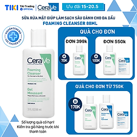 Sữa rửa mặt giúp làm sạch sâu dành cho da dầu CeraVe Foaming Cleanser