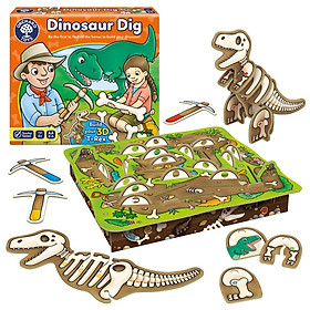 Trò chơi trí tuệ Dinosaur Dig - Orchard Toys giúp trẻ phát triển kỹ năng ghép hình và ghi nhớ