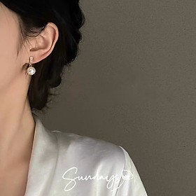 Khuyên tai ngọc trai nhân tạo tiểu thư 2 mẫu mới siêu xinh