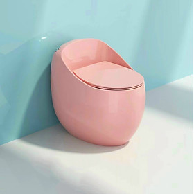 Mua Bồn cầu trứng bệ rộng  xả xoáy mạnh thiết kế sang trọng có nhiều màu sắc để lựa chọn