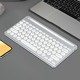 Bộ Bàn phím chuột không dây W609 có khe để điện thoại , máy tính bảng - kết nối bluetooth 5.0 + Usb 2.4g Pin sạc TypeC hàng nhập khẩu