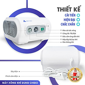 Máy Xông Mũi Họng Khí Dung Chido - Công Nghệ Nhật Bản