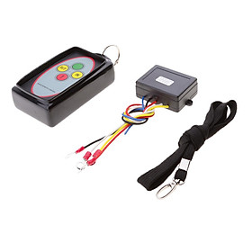 98ft 24V Car ATV SUV Wireless Winch Remote Control Kit Switch LED indicator KLS-208/4