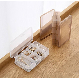 Mua JF150 Hộp nhựa trong suốt 10 ngăn 2 tầng đựng trang sức  phụ kiện linh kiện