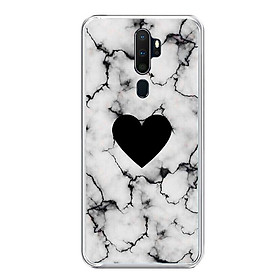 Ốp lưng điện thoại Oppo A9 2020 - Silicon dẻo - 0417 HEART07 - Hàng Chính Hãng
