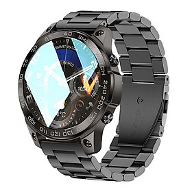 Đồng hồ thông minh nam SENBONO AMOLED Màn hình lớn 1,43 inch Đồng hồ đeo tay nam Pin lớn 400mAh Cuộc gọi Bluetooth Đồng hồ thông minh nam HỘP NFC