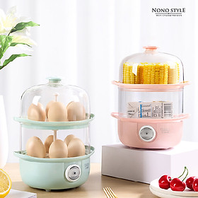 Máy Hấp Trứng Mini (2 Ngăn) LOTOR ZDQ-01 - Hàng Chính Hãng