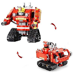 Đồ Chơi Lắp Ráp Robot Điều Khiển Biến Hình 2 In 1 Dreadnaught