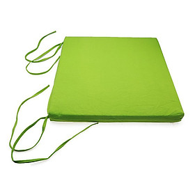 Nệm Ngồi Soft Decor 405 Green Canvas Square Seat Pad (40 x 40 x 5 cm) - Xanh Lá