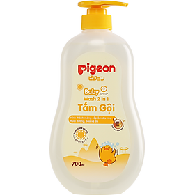 Tắm gội dịu nhẹ Pigeon Hoa hướng dương 200ml/700ml (MẪU MỚI)