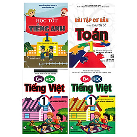 Combo Bài Tập Cơ Bản Theo Chuyên Đề Toán - Em Học Tiếng Việt - Học Tốt Tiếng Anh Lớp 1 (Theo Chương Trình Tiểu Học Mới Định Hướng Phát Triển Năng Lực)