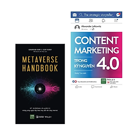 Combo 2Q :   Metaverse Handbook  + Content Marketing Trong Kỷ Nguyên 4.0 ( Sách Ứng Dụng Công Nghệ Trong Kinh Doanh) 
