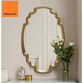 Mua GƯƠNG DECOR TREO TƯỜNG DÁNG SÓNG TÓC GTR171