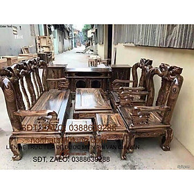Mua Combo bộ bàn ghế và kệ tivi - Đồ gỗ Bình Long( 0388 639 288)