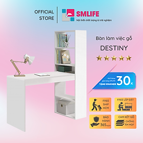 Mua Bàn làm việc ghép kèm tủ SMLIFE Destiny