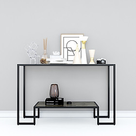 Mua Bàn console  bàn trang trí 2 tầng gỗ màu nâu lau Juno sofa CSTCT008 120x30x74 cm