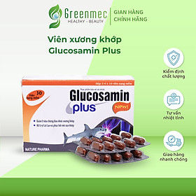 Viên Xương Khớp Glucosamin Plus Hỗ Trợ Tăng Tiết Dịch Khớp, Tái Tạo, Phục Hồi Mô Sụn - Greenmec