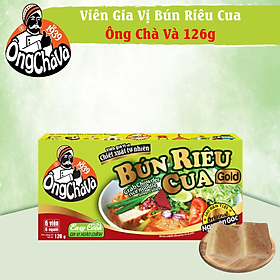 Viên Gia Vị Bún Riêu Cua Ông Chà Và Gold 126g (Crab Chowder Rice Noodle Soup Cubes)