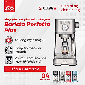 Máy pha cà phê Solis Barista Perfetta Plus - Thương hiệu uy tín đến từ Thuỵ Sĩ - Hàng nhập khẩu