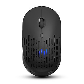 HXSJ T38 2.4G Wireless Mouse Mute Office Mouse 3 Adjustable DPI Colorful Breathing Light Built-in Rechargeable Battery