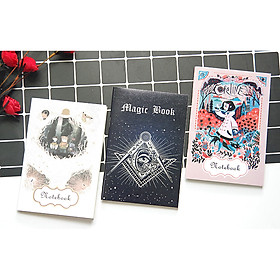 Bộ 3 Sổ Tay Mini Ruột Trơn Xinh Xắn Tiện Lợi 100 Trang (14x9cm)