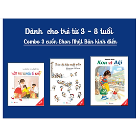 Sách Combo 3 Ehon Nhật Bản kinh điển dành cho trẻ từ 3-6 tuổi