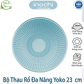 Mua Thau Rổ Nhựa  Bộ Thau Rổ Đa Năng Yoko Inochi  Nhựa PP Nguyên Sinh - Kháng Khẩu - Khử Mùi