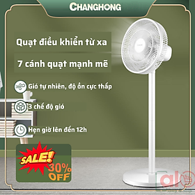Mua Quạt Điện Cây Đứng Hoặc Lửng Điều Khiển Từ Xa Có Hẹn Giờ 7 Cánh 3 Tốc Độ Gió Sang Trọng Siêu Mát