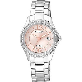 Đồng hồ đeo tay nữ quang động năng tinh thể swarovski CITIZEN Eco-Drive 29mm