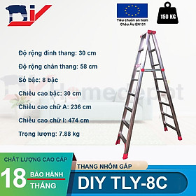 Mua Thang nhôm gấp chữ A 2.36m DIY TLY-8C