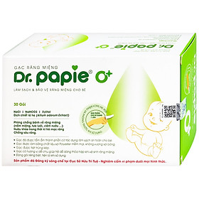 Gạc răng miệng Dr.Papie Hộp 30 chiếc