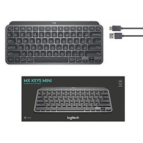 Bàn phím không dây bluetooth Logitech MX Keys Mini - Hàng Chính Hãng