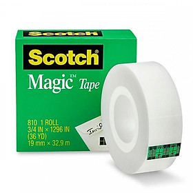 Combo 3 Cuộn Băng Keo Ma Thuật 3M 810 Scotch Magic Tape 3/4 Inch x 36 Yard