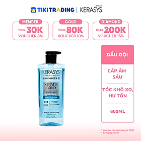 Dầu gội cao cấp Hàn Quốc Kerasys Keratin Bond Silky Moisture (Phục hồi và dưỡng ẩm chuyên sâu) 600ml