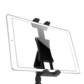 Sturdy Rotatable Tiltable Tablet Phone Tripod Monopod Selfie Stick Ring Light Adapter Stand Clamp Holder for 5.5"-13.5" iPad Air/Mini/Pro