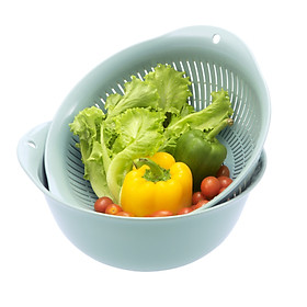 Mua Bộ thau rổ cao cấp Yoko 30cm - Xanh bạc hà