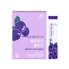 Trà Kombucha Detox Healslab Vị Việt Quất Thơm Mát Giải Nhiệt Nhập Khẩu Hàn Quốc