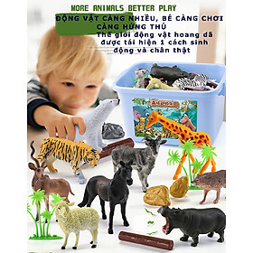 Đồ Chơi Mô Phỏng Các Con Thú Hoang Dã Dành Cho Trẻ Em