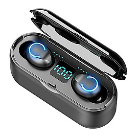 3500mAh Bluetooth 5.0   Headphones Sweat Proof With Mic IPX7 9D Bass