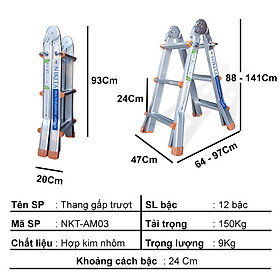 Thang nhôm trượt