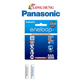 Vỉ Pin sạc Panasonic Eneloop AAA 800mAh BK-4MCCE/2BT (2 viên/10 viên) - Hàng chính hãng