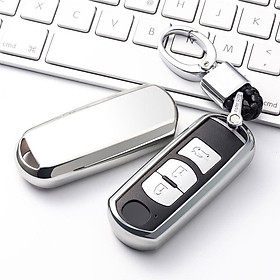 Bao chìa khóa bằng TPU, ốp chìa khóa, móc khóa ô tô dùng riêng cho xe Mazda 2, Mazda 3, CX5, CX8