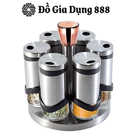 Set 6 Lọ Đựng Gia Vị Nhà Bếp Berlinger Haus, Dung Tích 120ml, Chất Liệu Thép Không Gỉ Sang Trọng, Nhập Đức