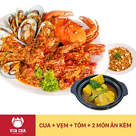 Vua Cua - Voucher Combo Cua , Vẹm & Tôm