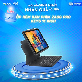 Mua Ốp lưng kèm bàn phím ZAGG Pro Keys dành cho iPad Pro 11 inch - hàng chính hãng