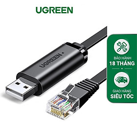 Mua Cáp Lập Trình Console USB To RJ45 Ugreen 50773 60813 CM204 Hàng Chính Hãng (Chíp set FTDI)
