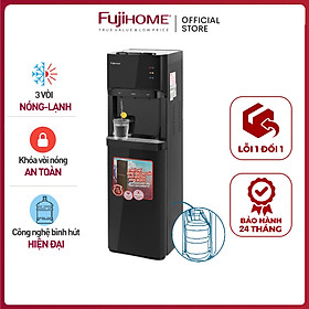 Mua Cây nước nóng lạnh bình âm Fujihome WD606C  máy nước nóng lạnh bình hút 3 vòi  lạnh Block khóa vòi nóng an toàn tự động ngắt tiết kiệm điện - Hàng chính hãng